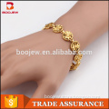 Fashion hot selling wholesale boojew gold plated fine jewelry brass bracelet for women